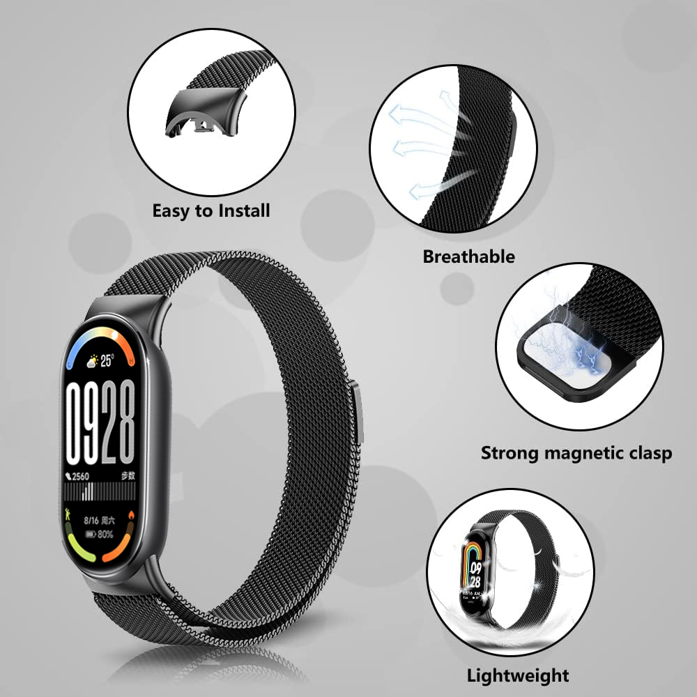 Magnetic Straps for Xiaomi mi  - Milanese Loop Magnetic reseña y precio