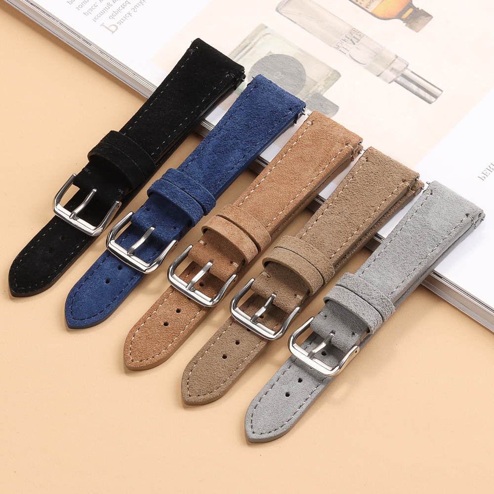 Soft Suede Retro Genuine Leath - Suede Strap Watch reseña y precio