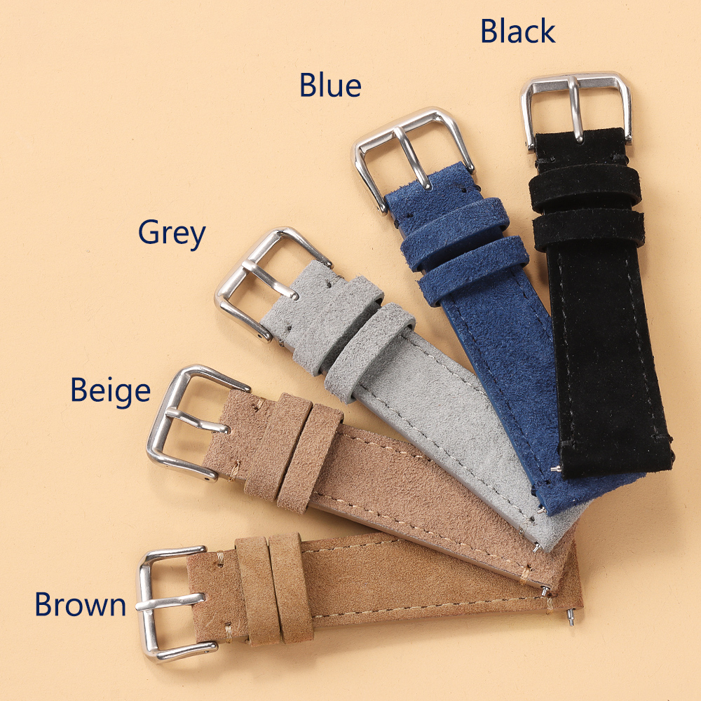 Soft Suede Retro Genuine Leath - Suede Strap Watch reseña y precio