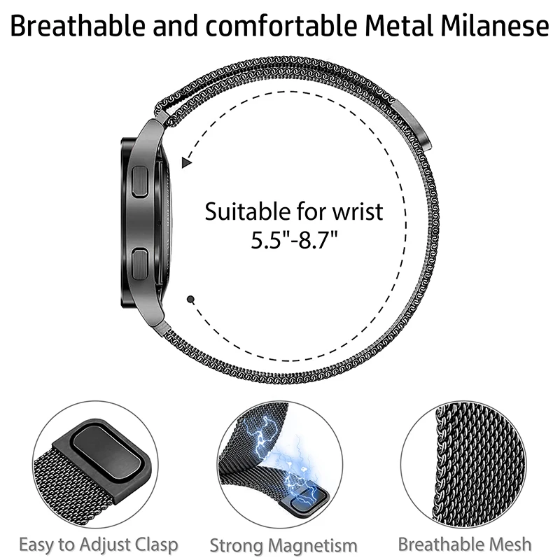 Milanese Loop Band for Redmi W - Milanese Loop Magnetic reseña y precio