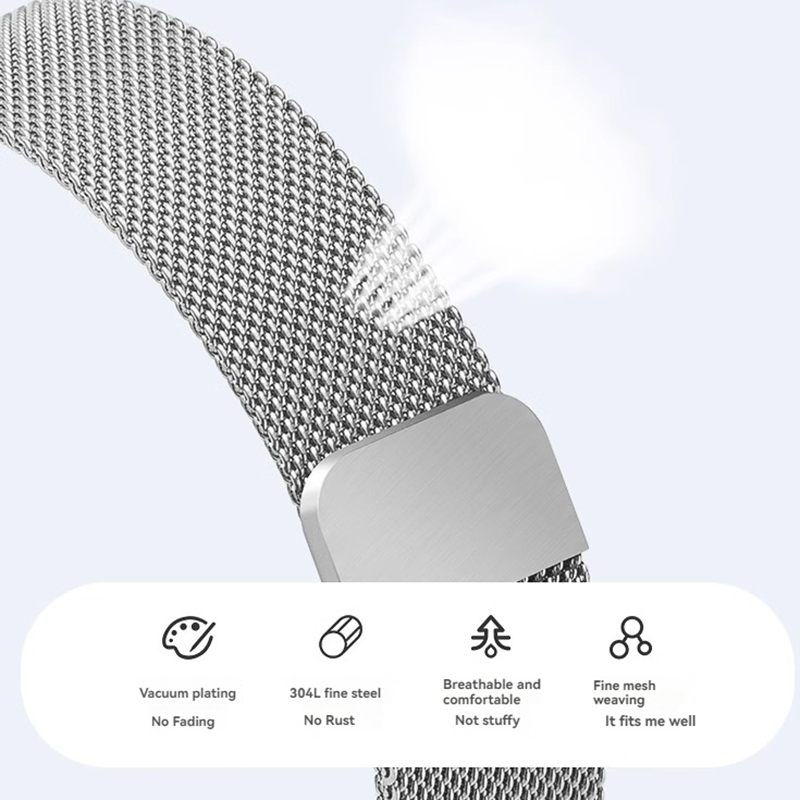 Milanese Magnet Steel strap 12 - Milanese Loop Magnetic reseña y precio