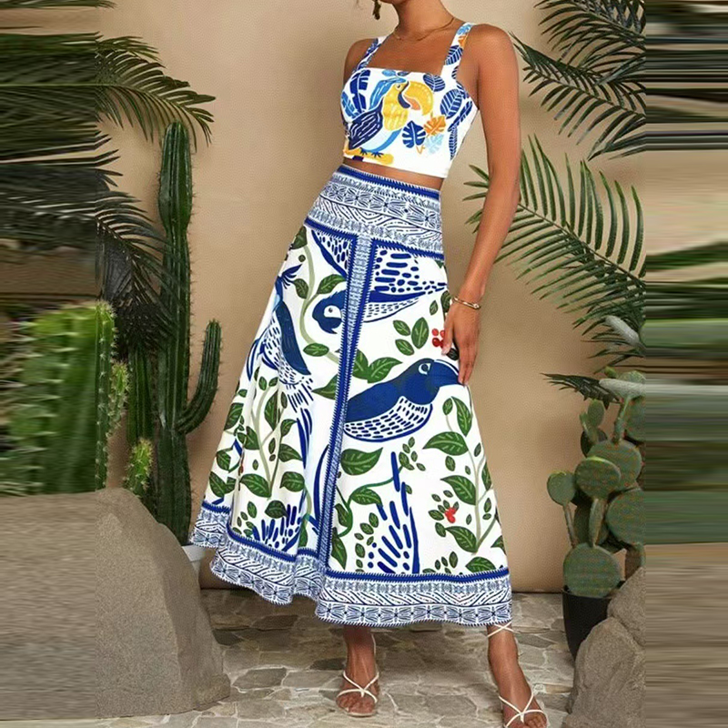 Women Sleeveless Straps Top &  - Tropic Strap Vintage reseña y precio