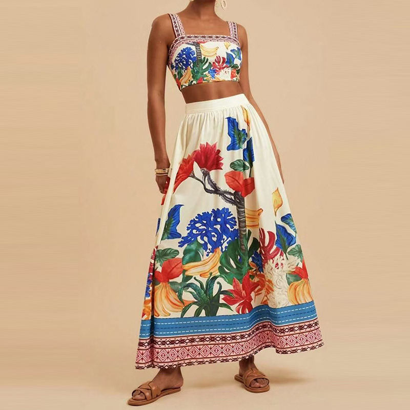 Women Sleeveless Straps Top &  - Tropic Strap Vintage reseña y precio