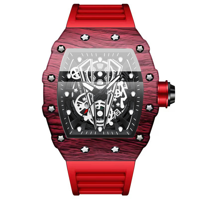 BINBOND B8577 Fashion Men's Qu - Rubber Strap Diver reseña y precio