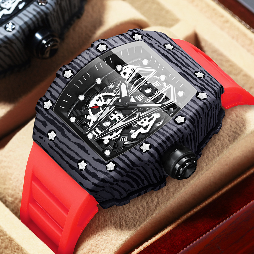 BINBOND B8577 Fashion Men's Qu - Rubber Strap Diver reseña y precio