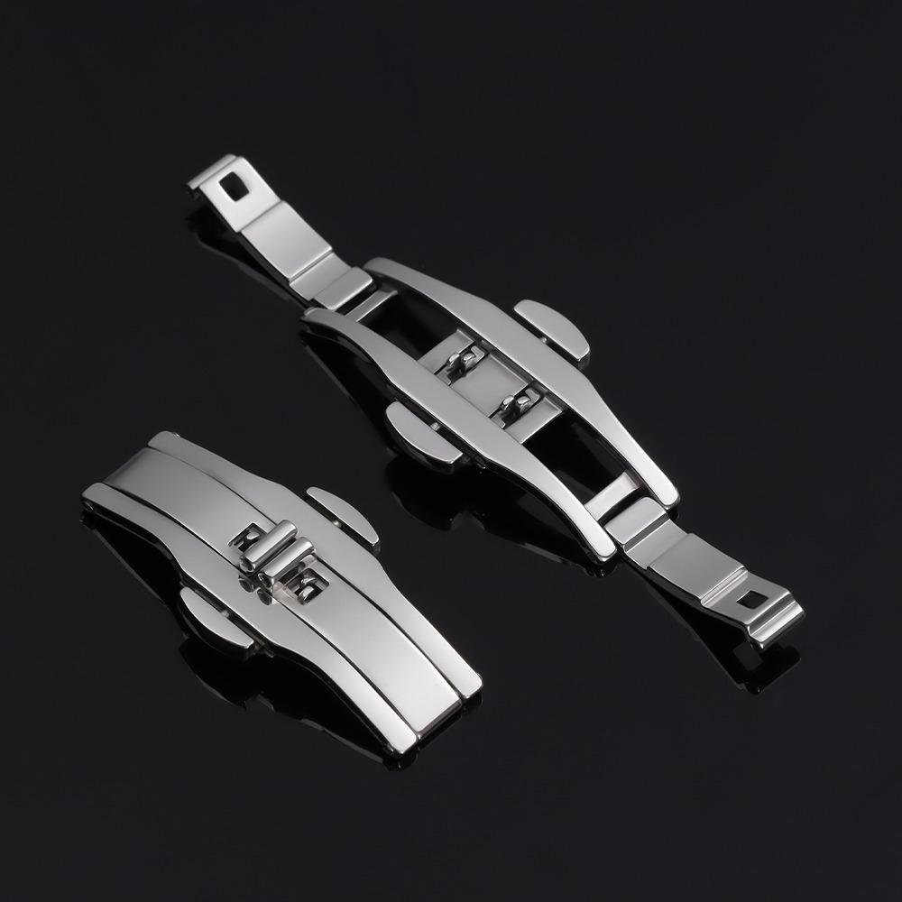 Watch Accessories Double Push  - Butterfly Clasp Deployant reseña y precio