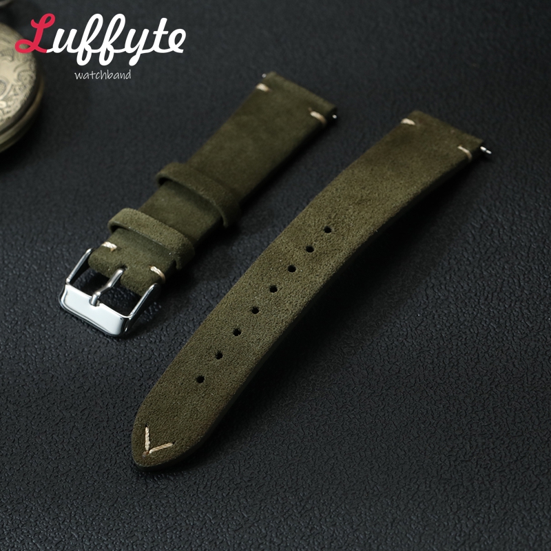 Vintage Suede Leather Watch Ba - Suede Strap Watch reseña y precio