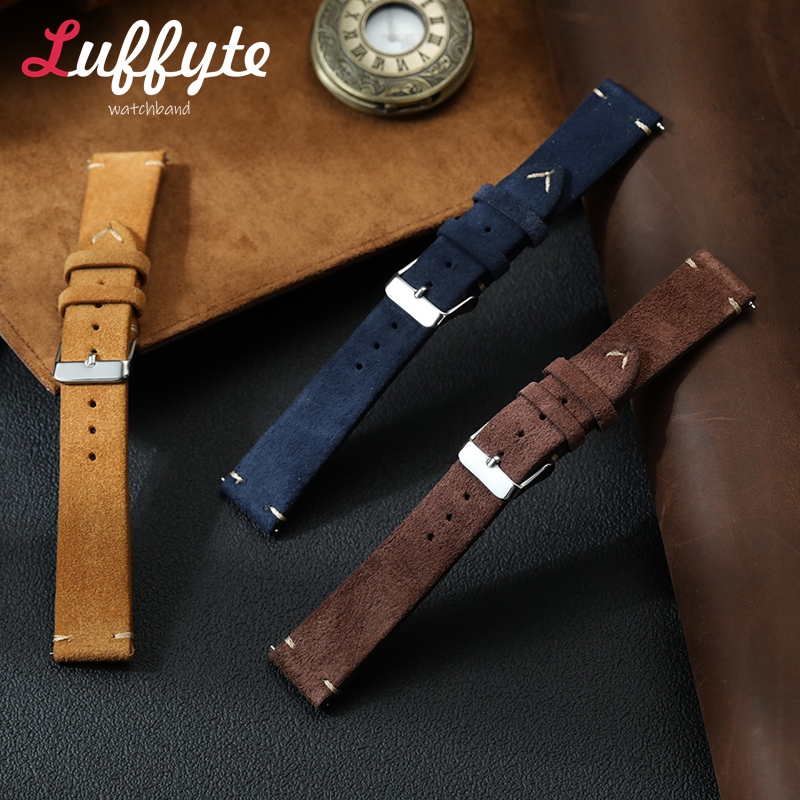 Vintage Suede Leather Watch Ba - Suede Strap Watch reseña y precio