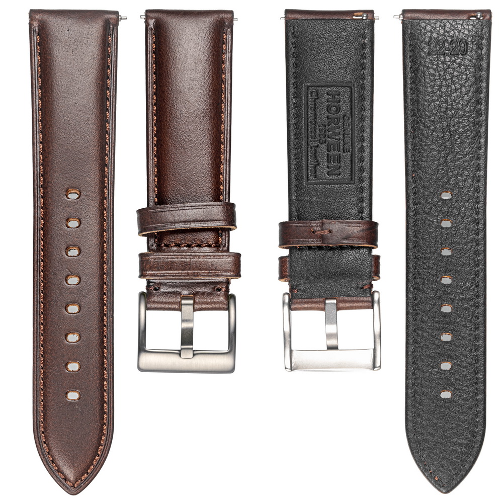 Hemsut Watch Bands Genuine Lea - Leather Strap Quick Release reseña y precio