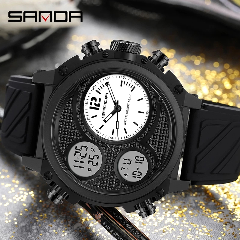 SANDA 3002 Brand Men's Dual Ti - Tropic Strap Vintage reseña y precio