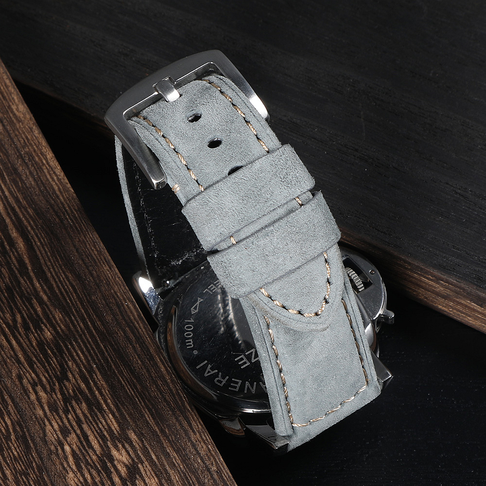 Genuine Suede Watch Strap 22mm - Suede Strap Watch reseña y precio