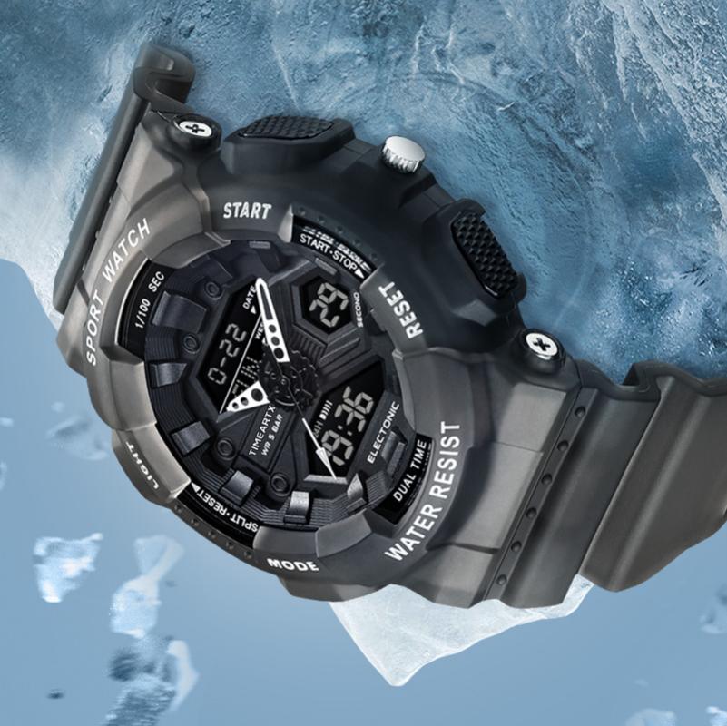 TIMEARTX Men's Watch Luxury Mu - Rubber Strap Diver reseña y precio