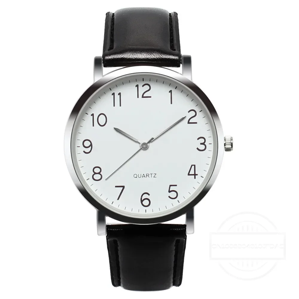 Men Watches Simple Business An - Leather Watch Band Men reseña y precio