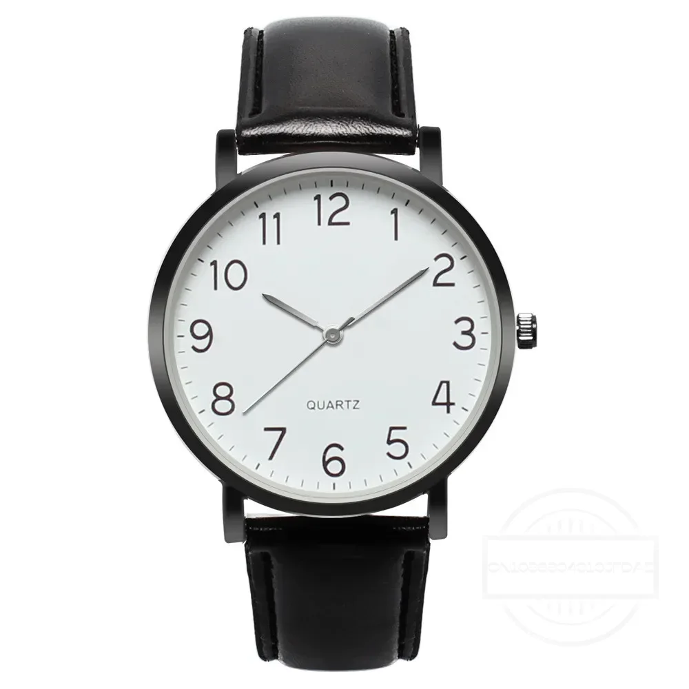 Men Watches Simple Business An - Leather Watch Band Men reseña y precio