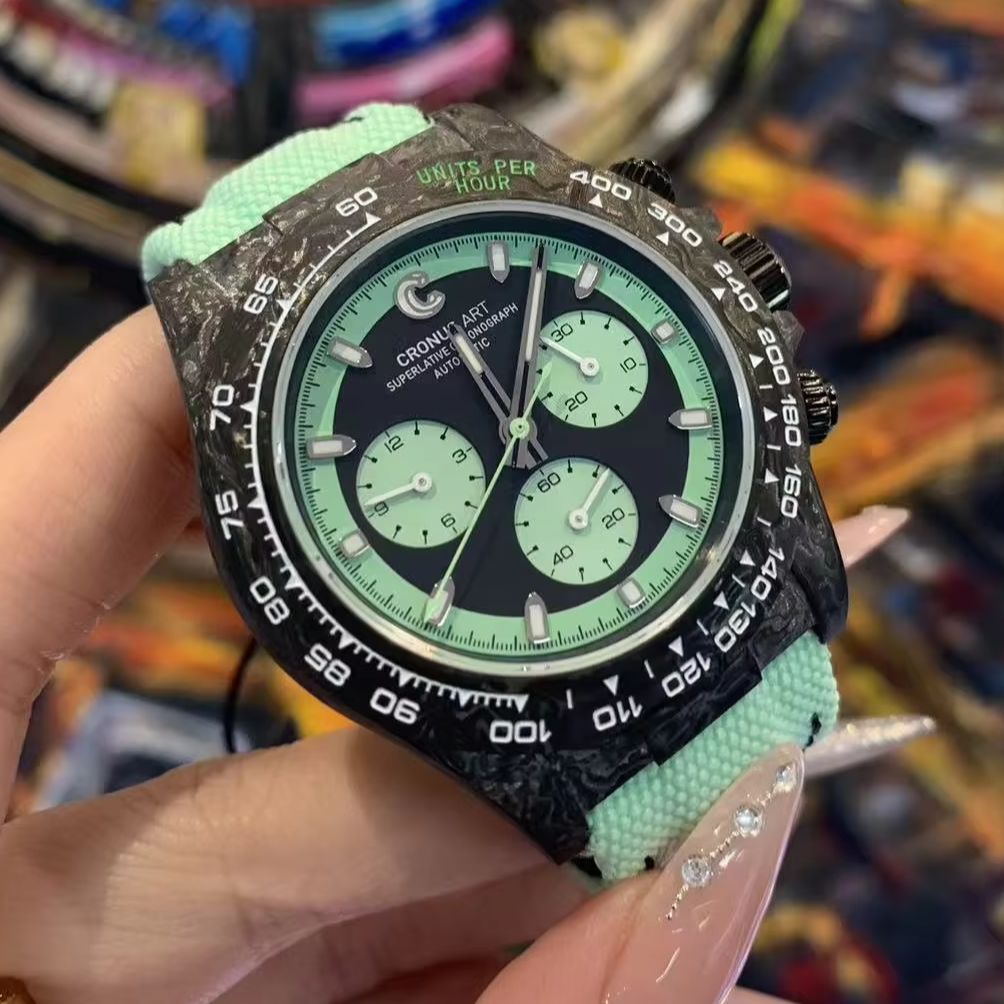 CRONUSART Men Chronograph Watc - Canvas Strap Watch reseña y precio