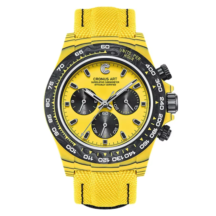CRONUSART Men Chronograph Watc - Canvas Strap Watch reseña y precio