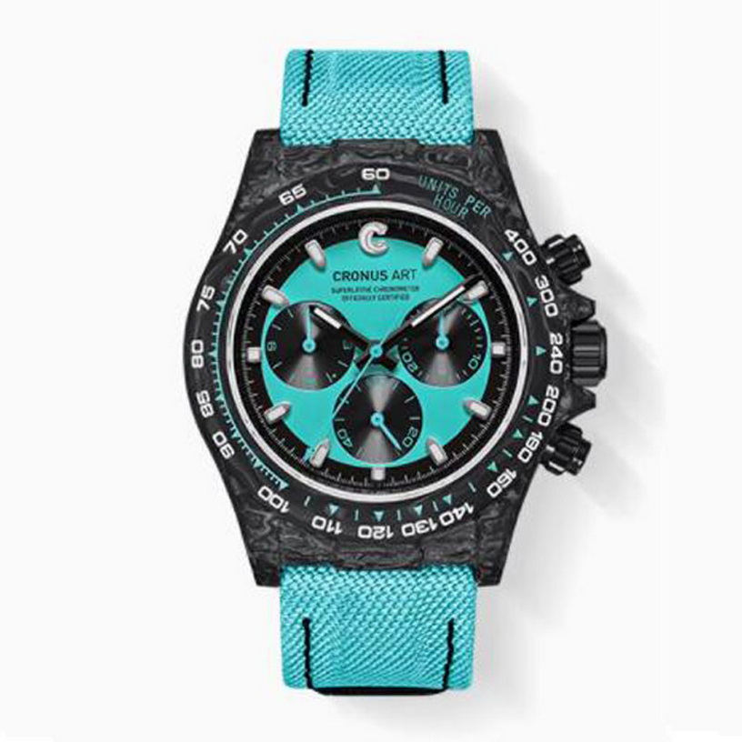 CRONUSART Men Chronograph Watc - Canvas Strap Watch reseña y precio