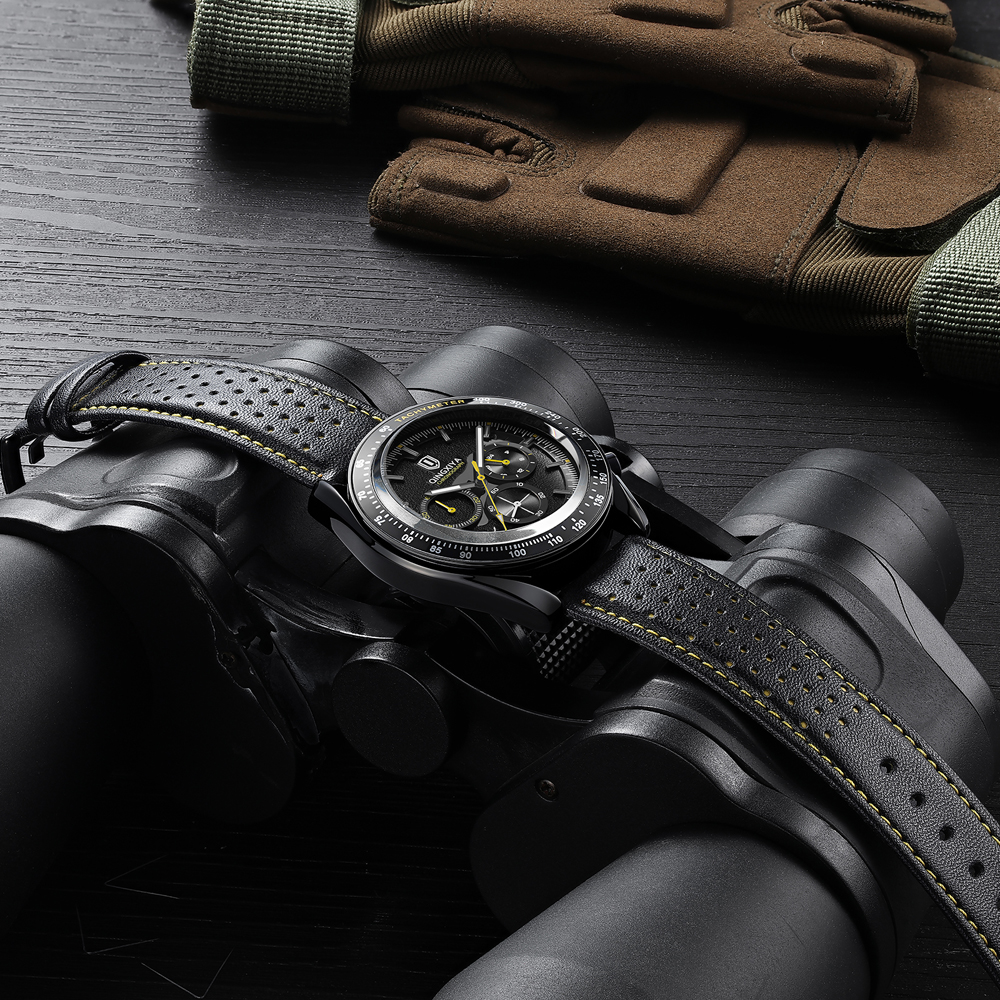 QINGXIYA Luxury Men's Watches  - Leather Watch Band Men reseña y precio