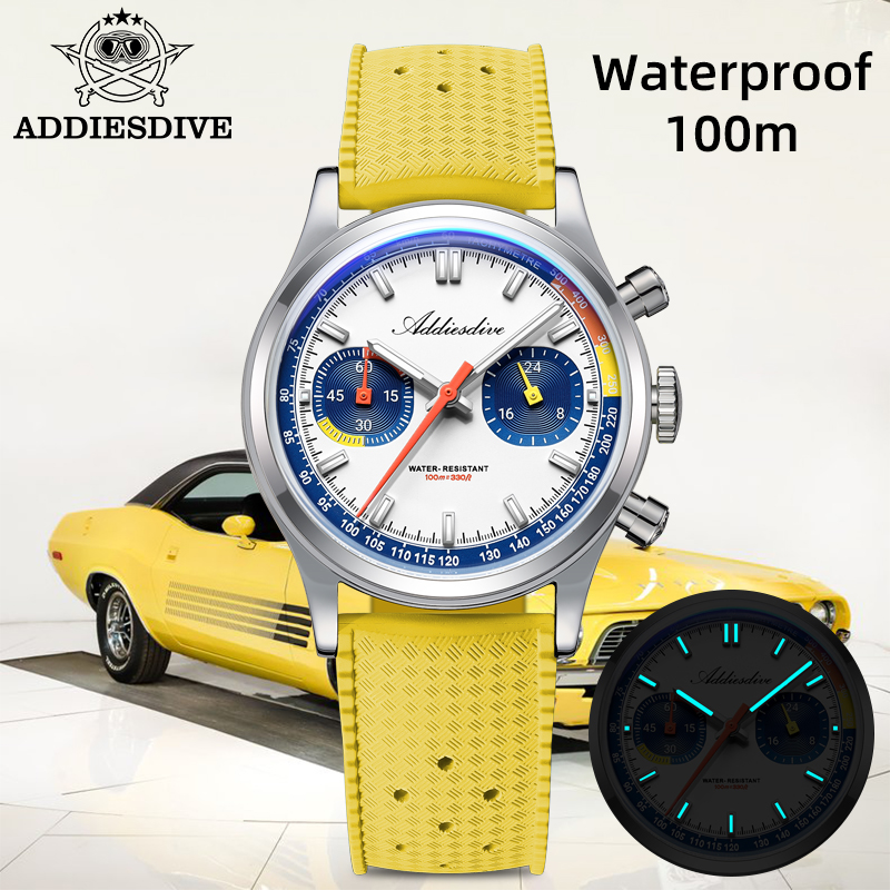 ADDIESDIVE Fashion Men's Quart - Rubber Strap Diver reseña y precio