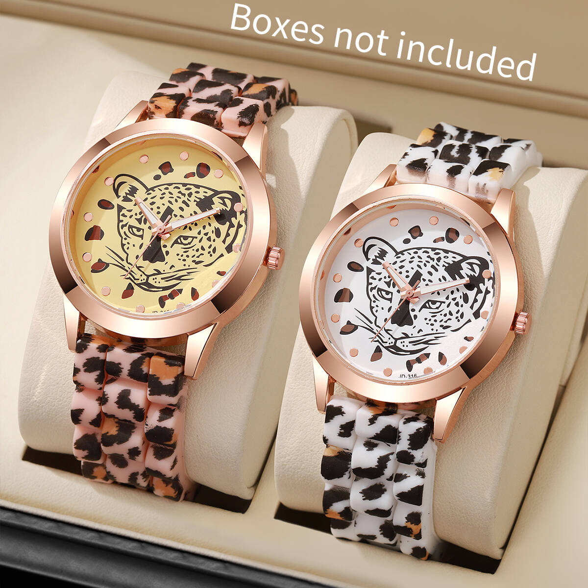2PCS/Set Fashion Women Watches - Silicone Band Women reseña y precio