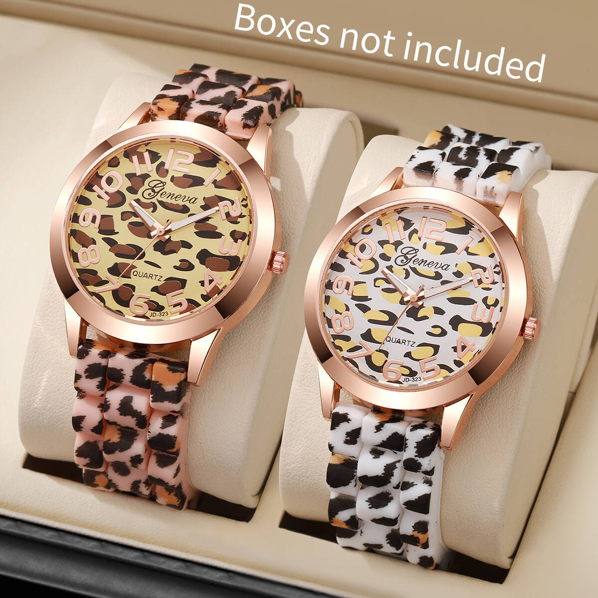 2PCS/Set Fashion Women Watches - Silicone Band Women reseña y precio