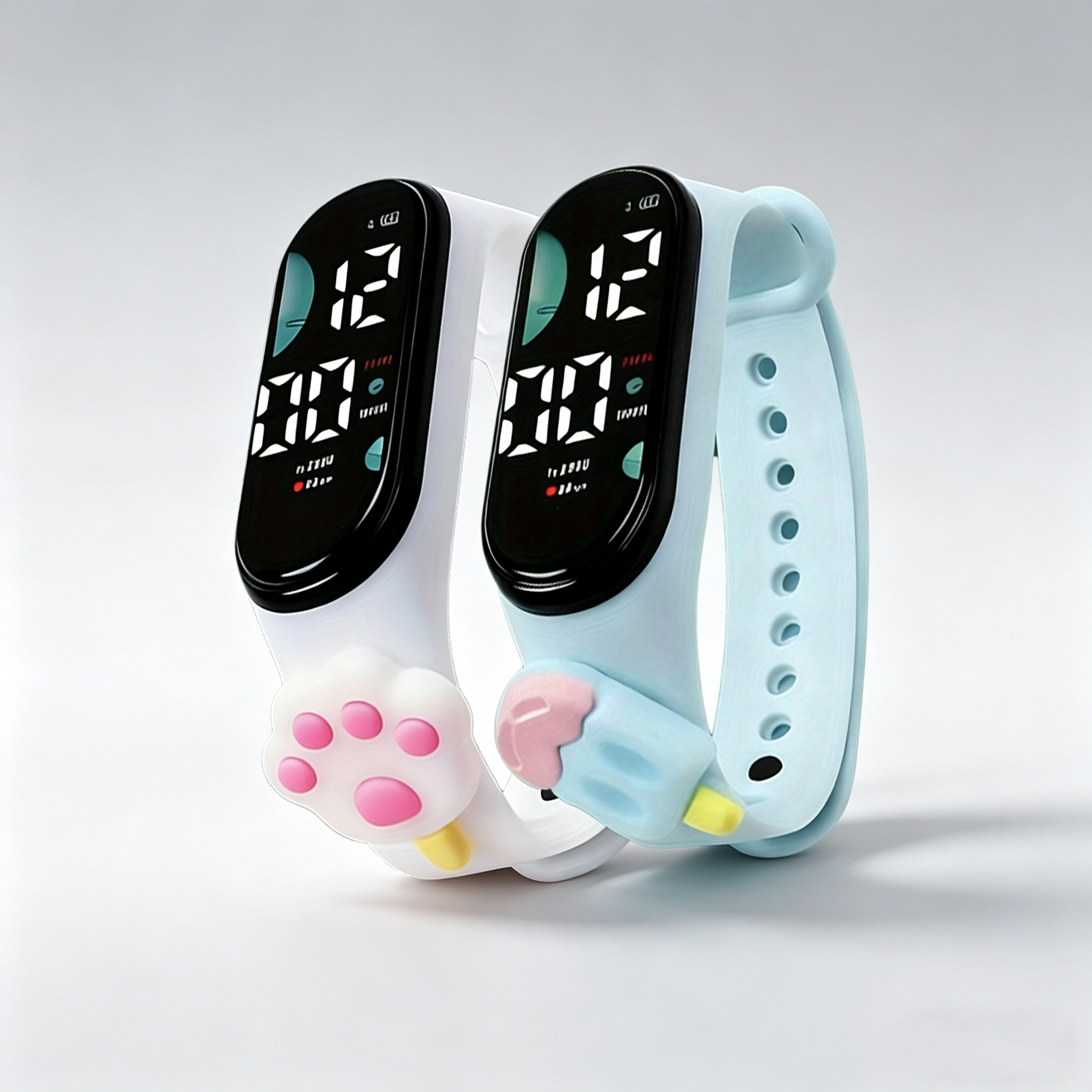 Cute 3D Cartoon Digital Watch  - Silicone Band Women reseña y precio