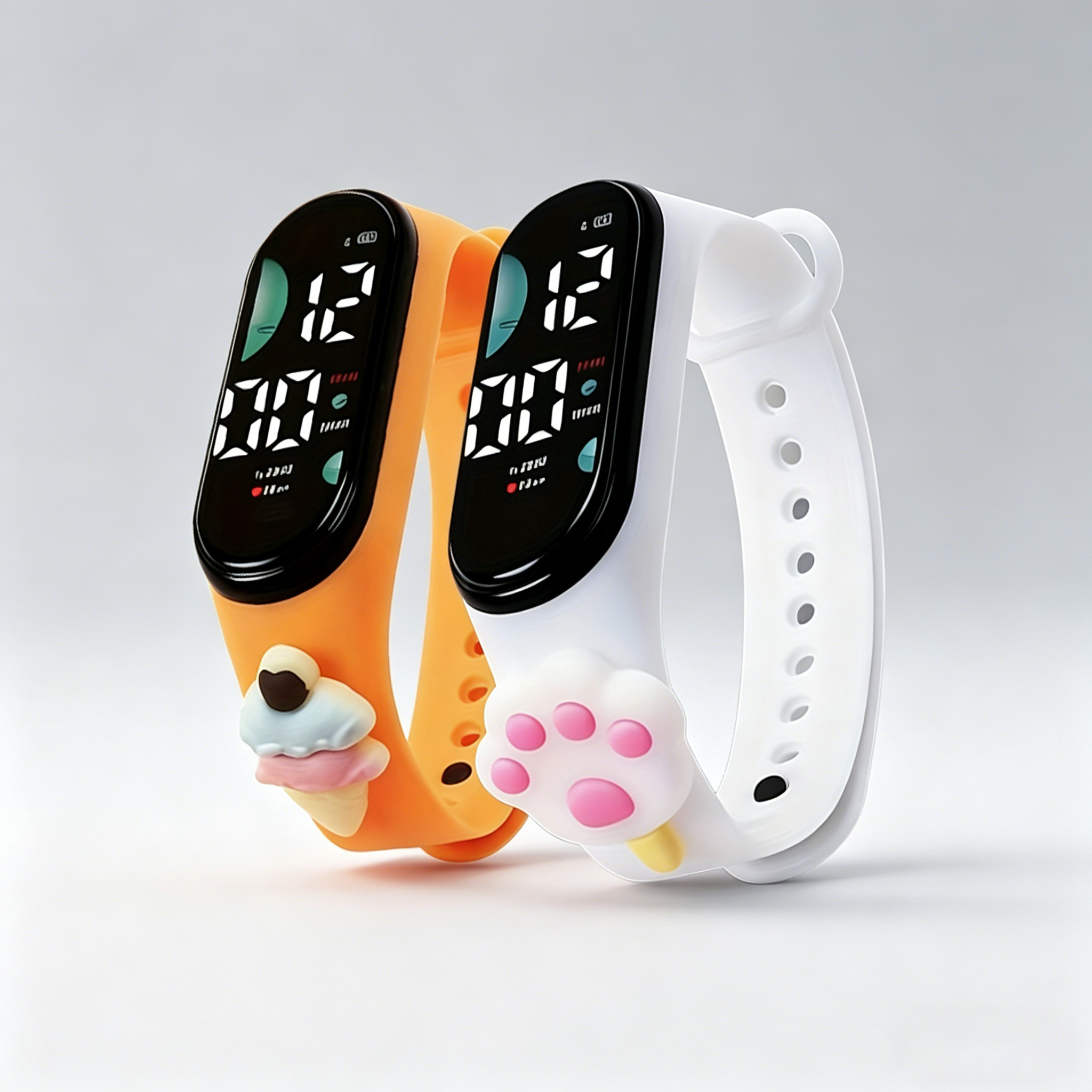 Cute 3D Cartoon Digital Watch  - Silicone Band Women reseña y precio