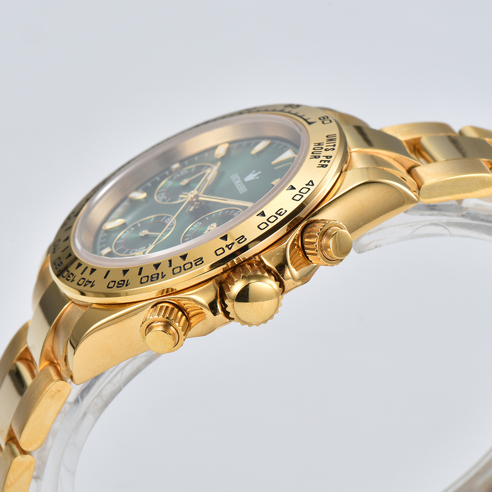 Customized 39mm VK63 Watch Men - Stainless Bracelet Diver reseña y precio