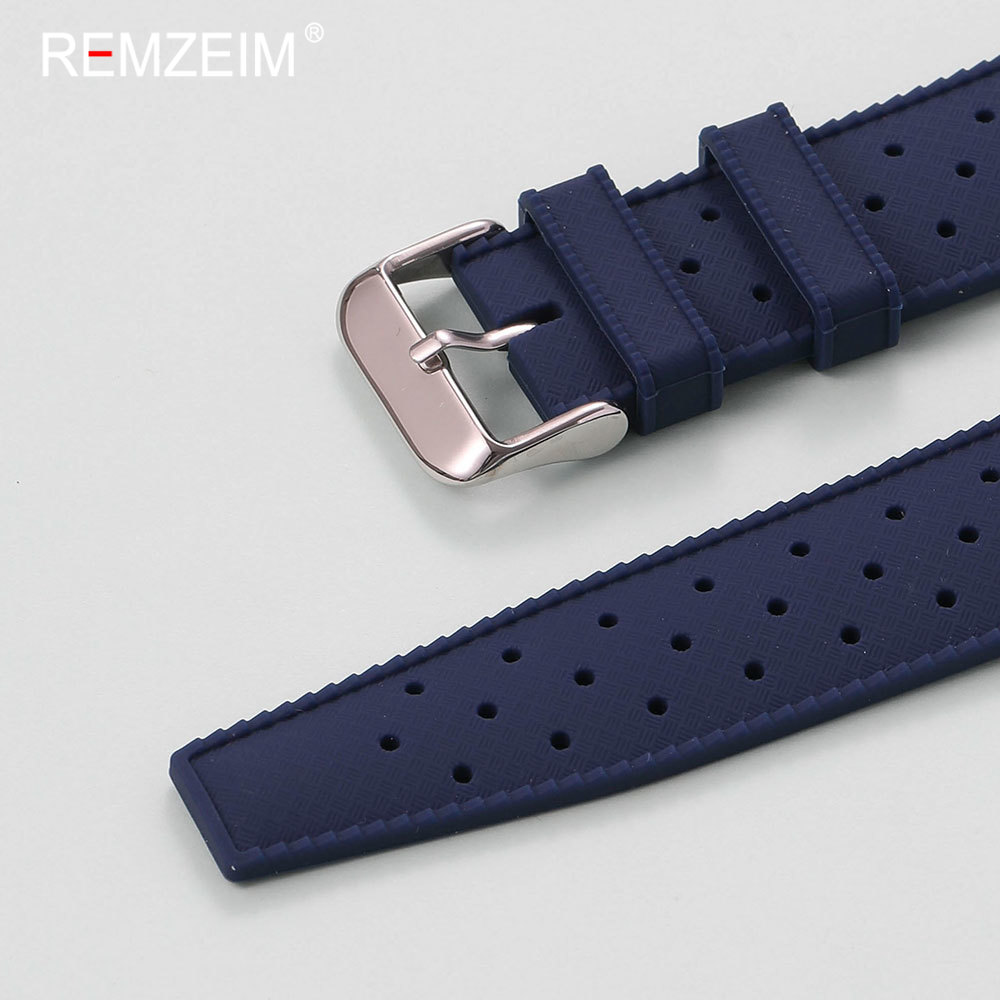 Men Women 18mm 20mm 22mm Silic - Silicone Watch Band 22Mm reseña y precio