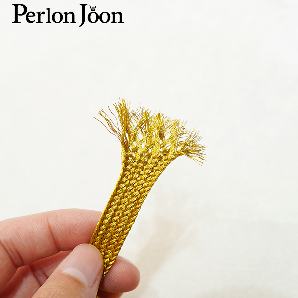 10yards Gold  thread strap web - Perlon Strap Woven reseña y precio