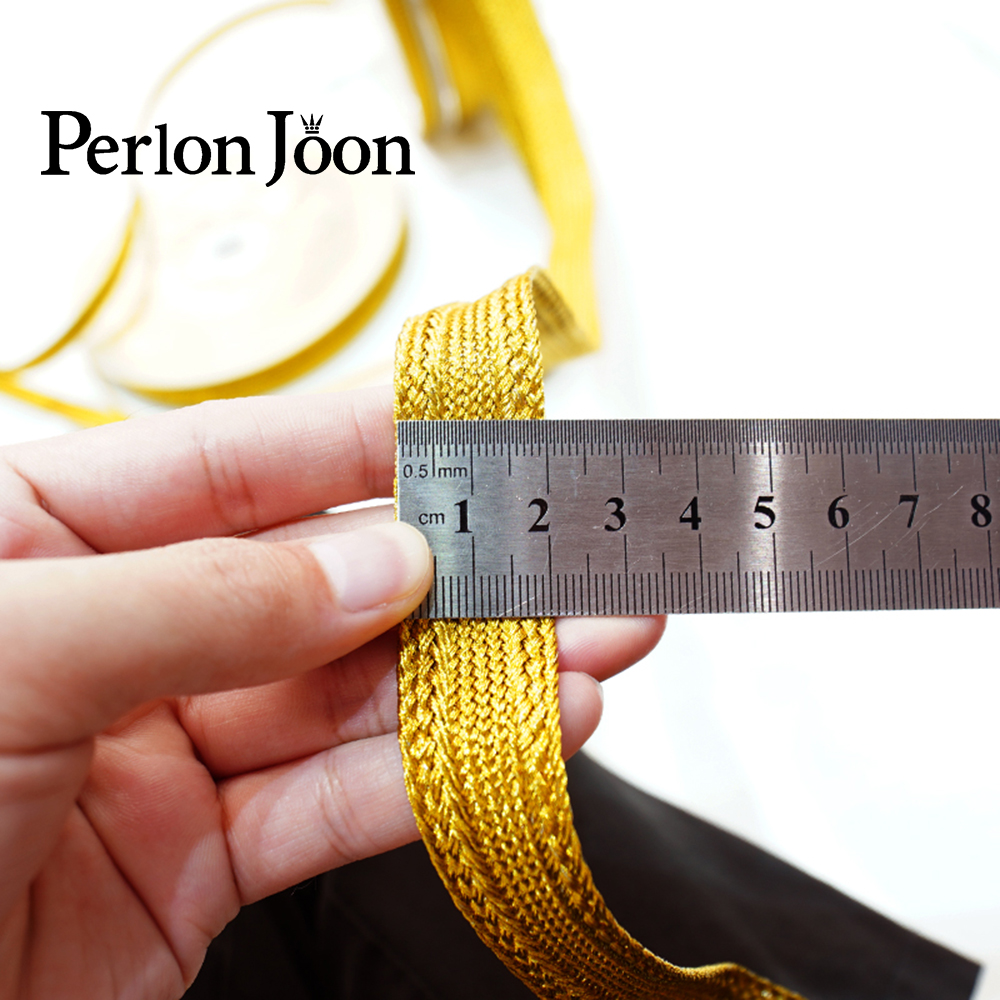 10yards Gold  thread strap web - Perlon Strap Woven reseña y precio