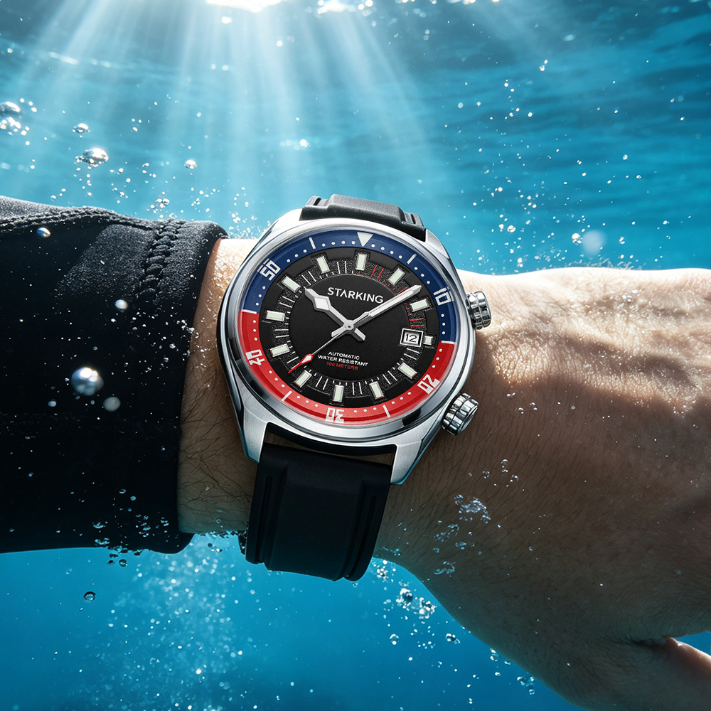 STARKING Men's Automatic 8215  - Rubber Strap Diver reseña y precio