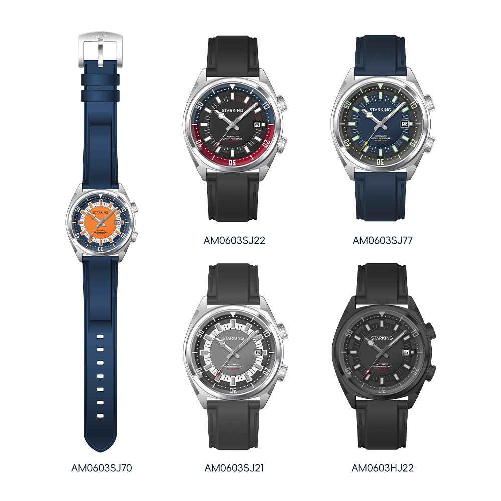 STARKING Men's Automatic 8215  - Rubber Strap Diver reseña y precio