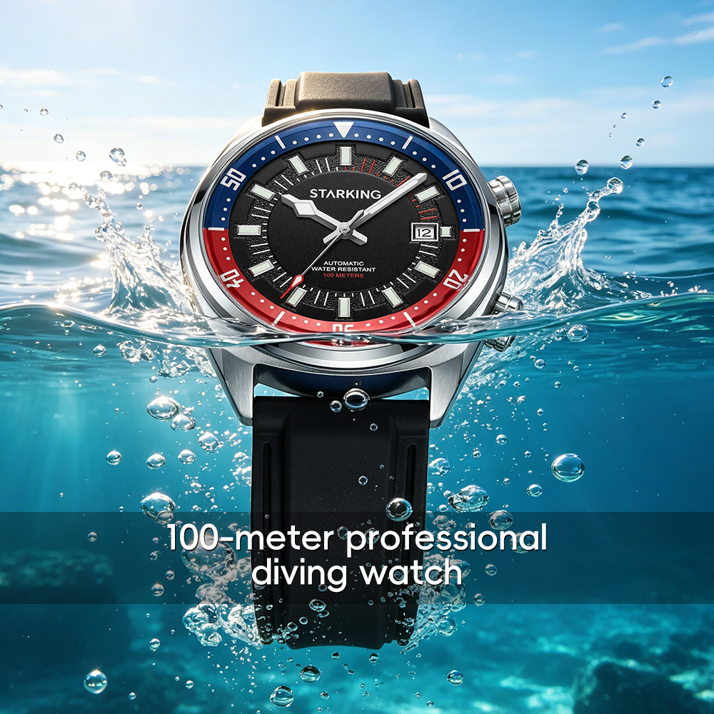 STARKING Men's Automatic 8215  - Rubber Strap Diver reseña y precio
