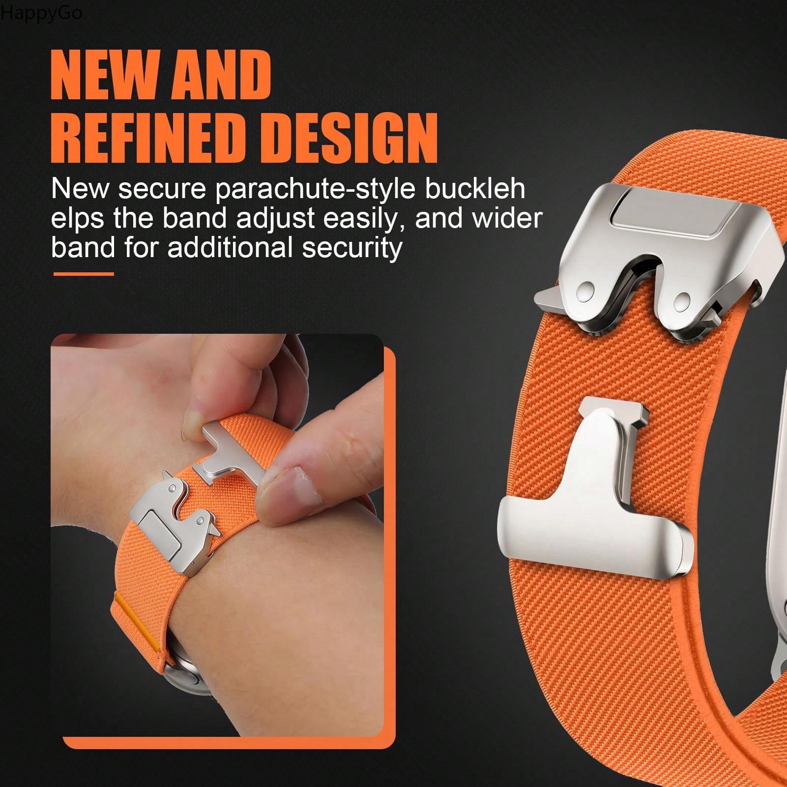 Wide Stretchy Nylon Wrist Stra - Parachute Strap Elastic reseña y precio