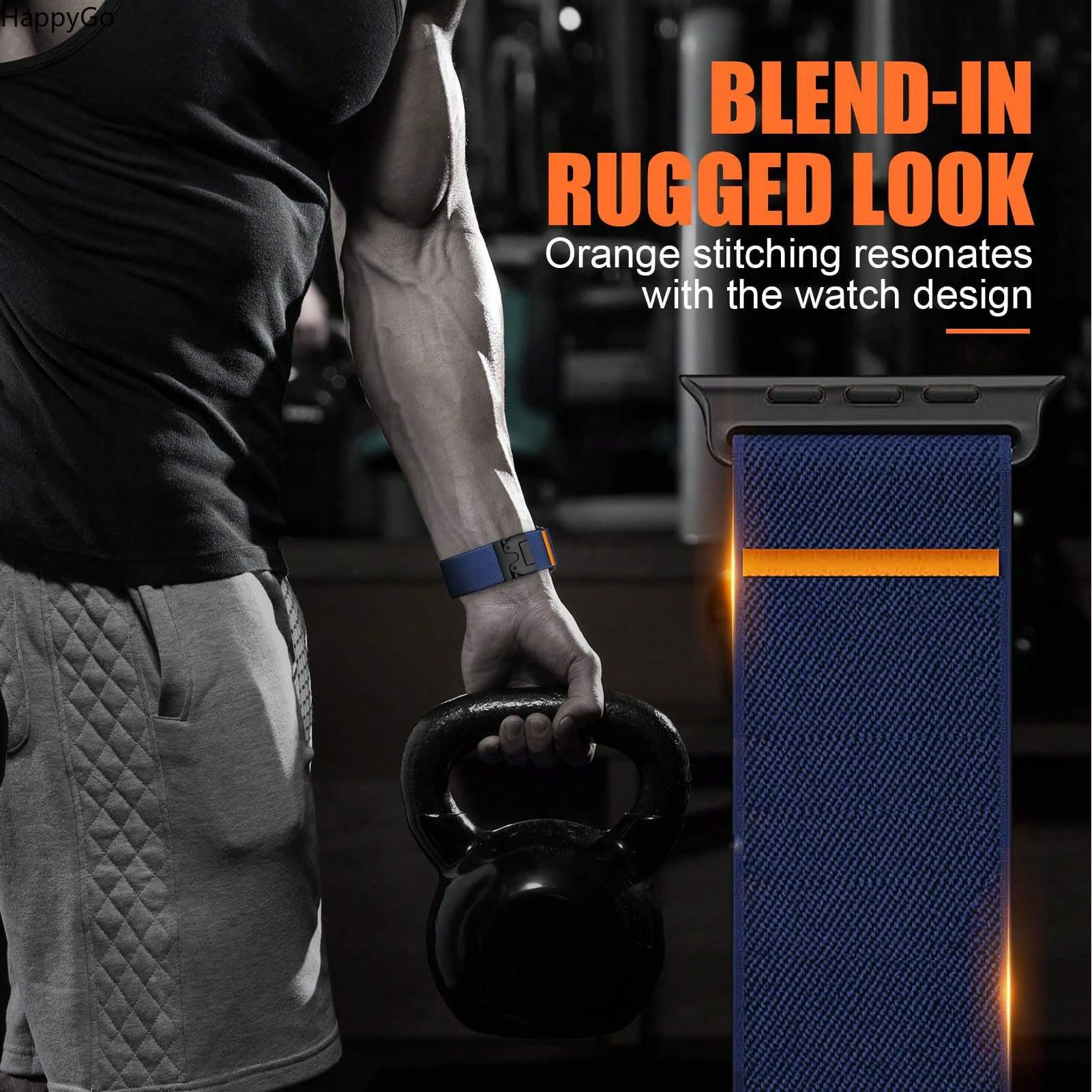 Wide Stretchy Nylon Wrist Stra - Parachute Strap Elastic reseña y precio
