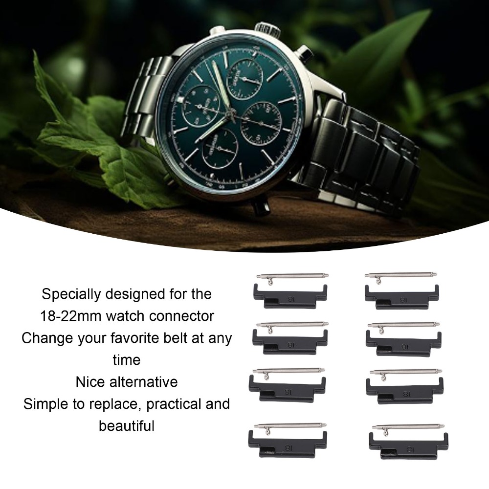 4 Pairs Metal Metal Watch Band - Strap Change Adapter reseña y precio
