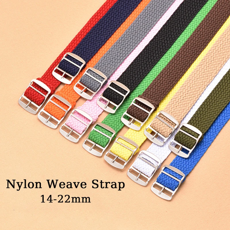 Nylon Strap 14mm 16mm 18mm 20m - Perlon Strap Woven reseña y precio