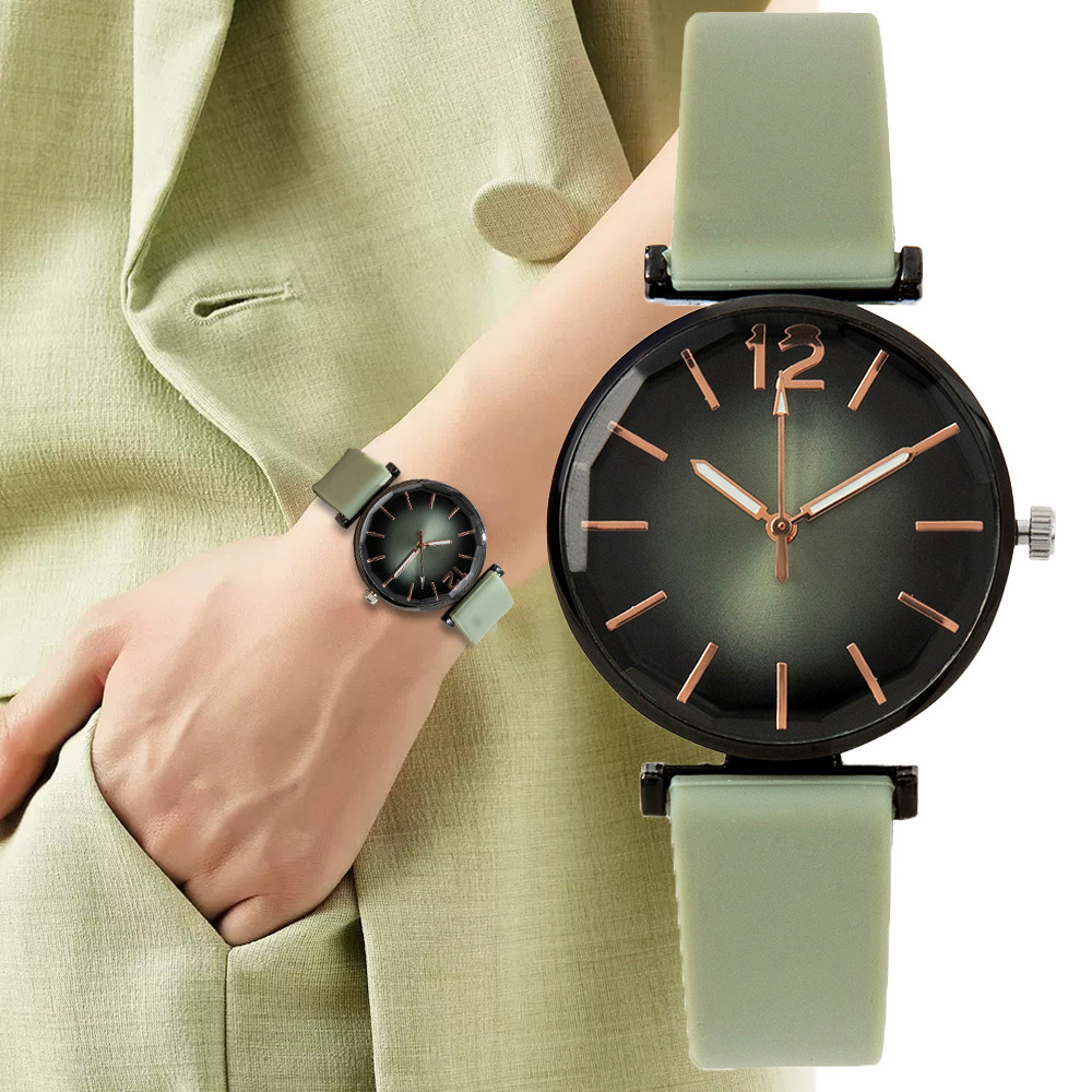 Fashion Ladies Sports Simple B - Silicone Band Women reseña y precio