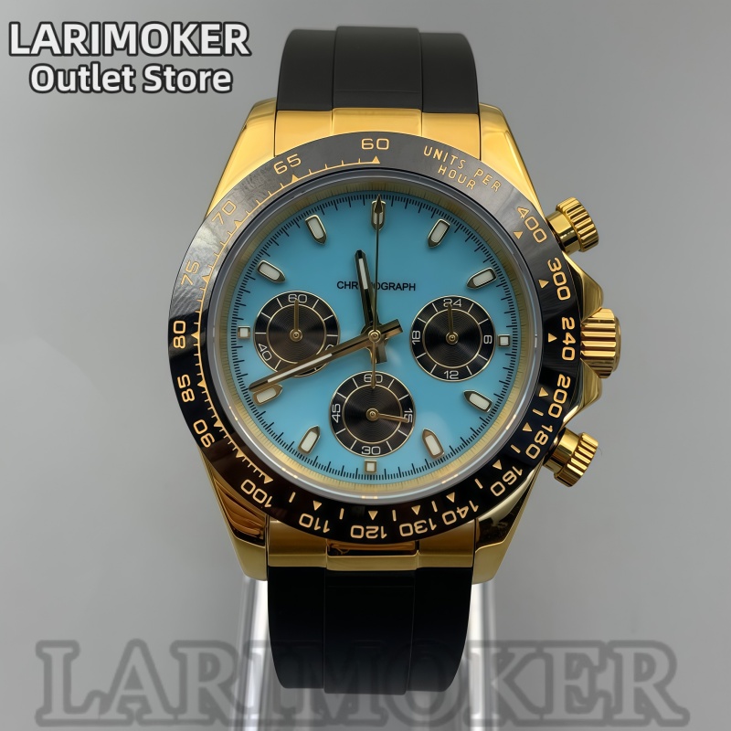 LARIMOKER 39mm Men's Sports Wa - Rubber Strap Diver reseña y precio