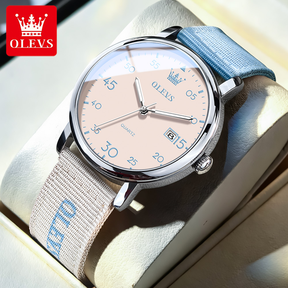 OLEVS Brand New Fashion Retro  - Canvas Strap Watch reseña y precio