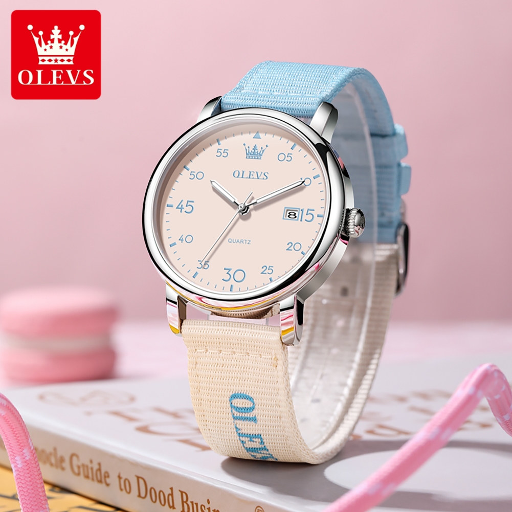 OLEVS Brand New Fashion Retro  - Canvas Strap Watch reseña y precio