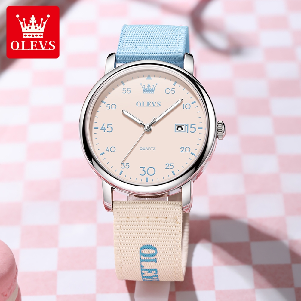 OLEVS Brand New Fashion Retro  - Canvas Strap Watch reseña y precio