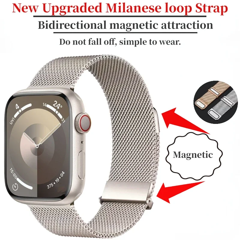 Upgrade Milanese Loop Strap Fo - Milanese Loop Magnetic reseña y precio