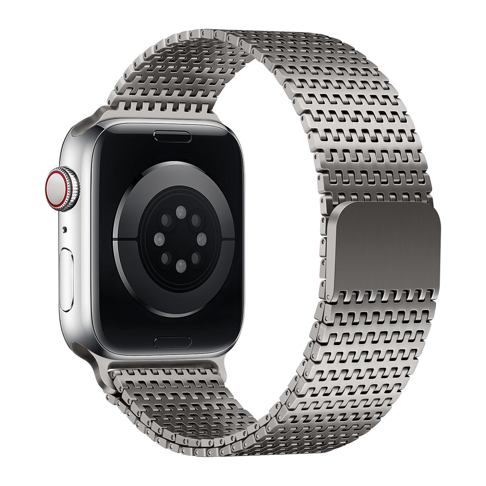 Titanium loop strap for Apple  - Milanese Loop Magnetic reseña y precio