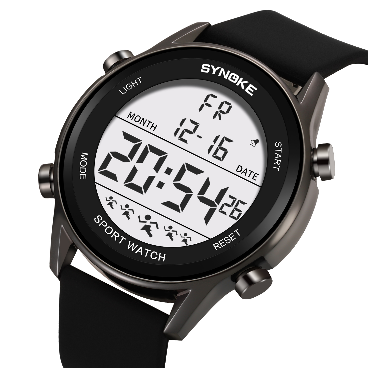 Digital Watches For Men Waterp - Rubber Strap Diver reseña y precio