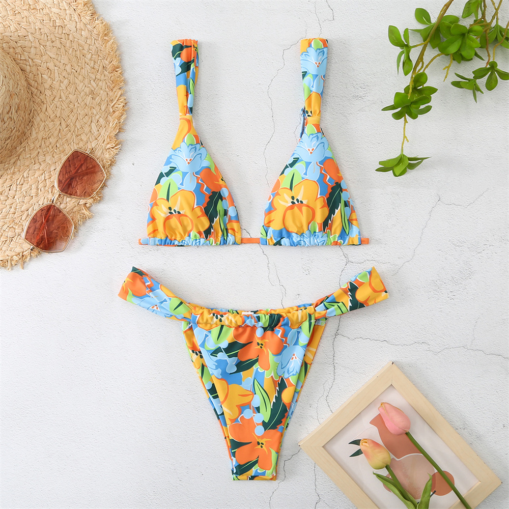 Vintage Print Bikini Thong Str - Tropic Strap Vintage reseña y precio