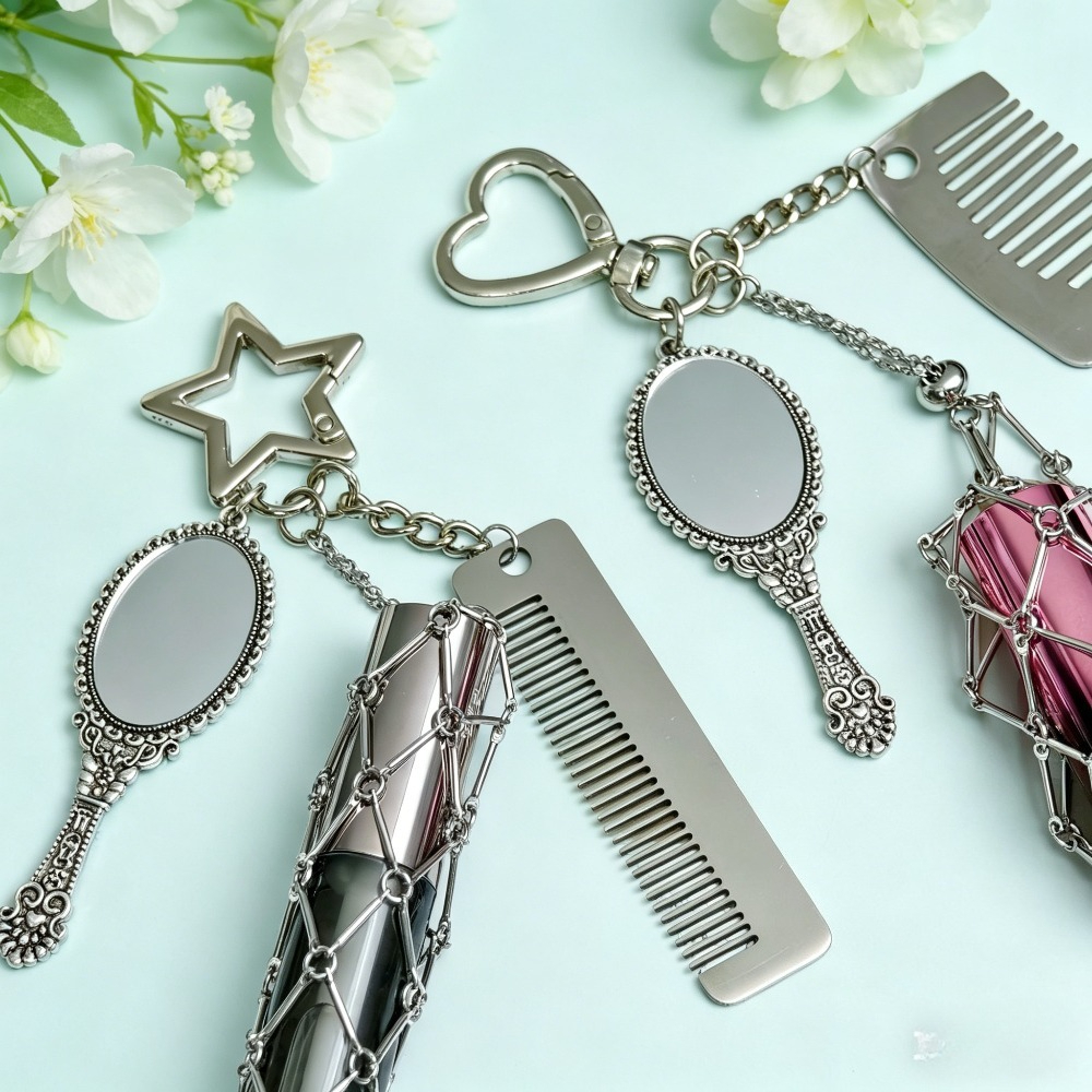 Vintage Metal Mesh Lipstick Ba - Mesh Strap Metal reseña y precio