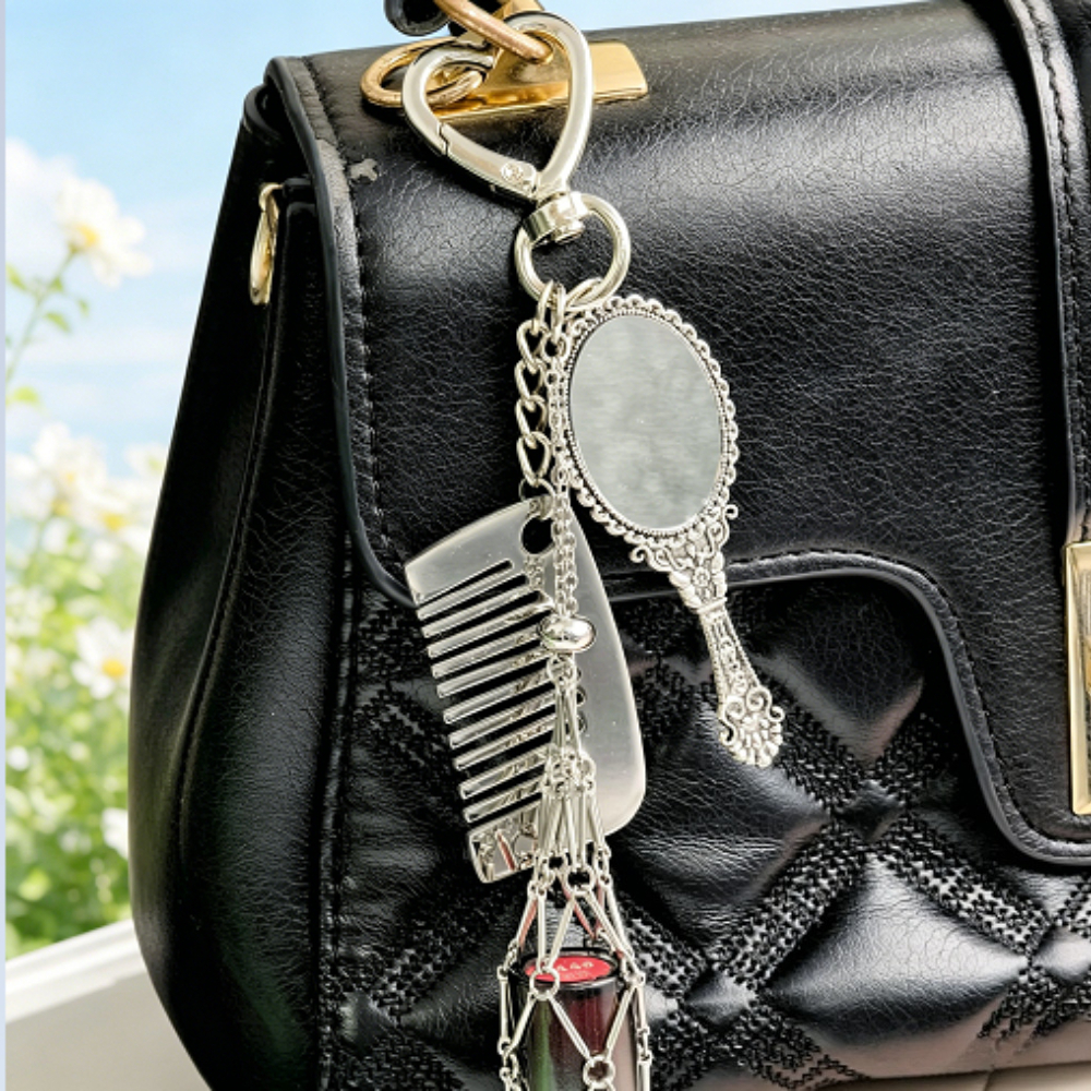 Vintage Metal Mesh Lipstick Ba - Mesh Strap Metal reseña y precio