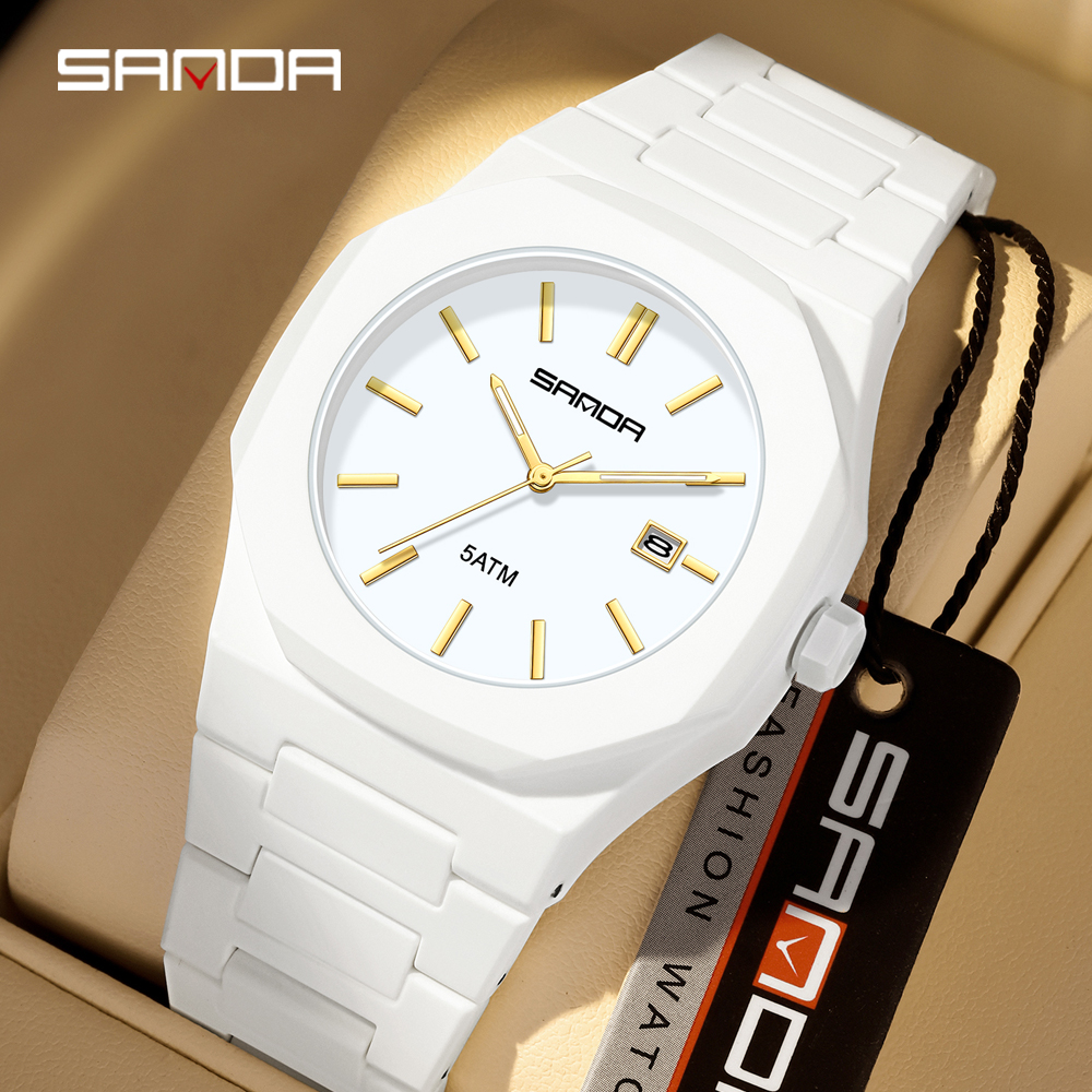 2025 SANDA Fashion Men's and W - Rubber Strap Diver reseña y precio